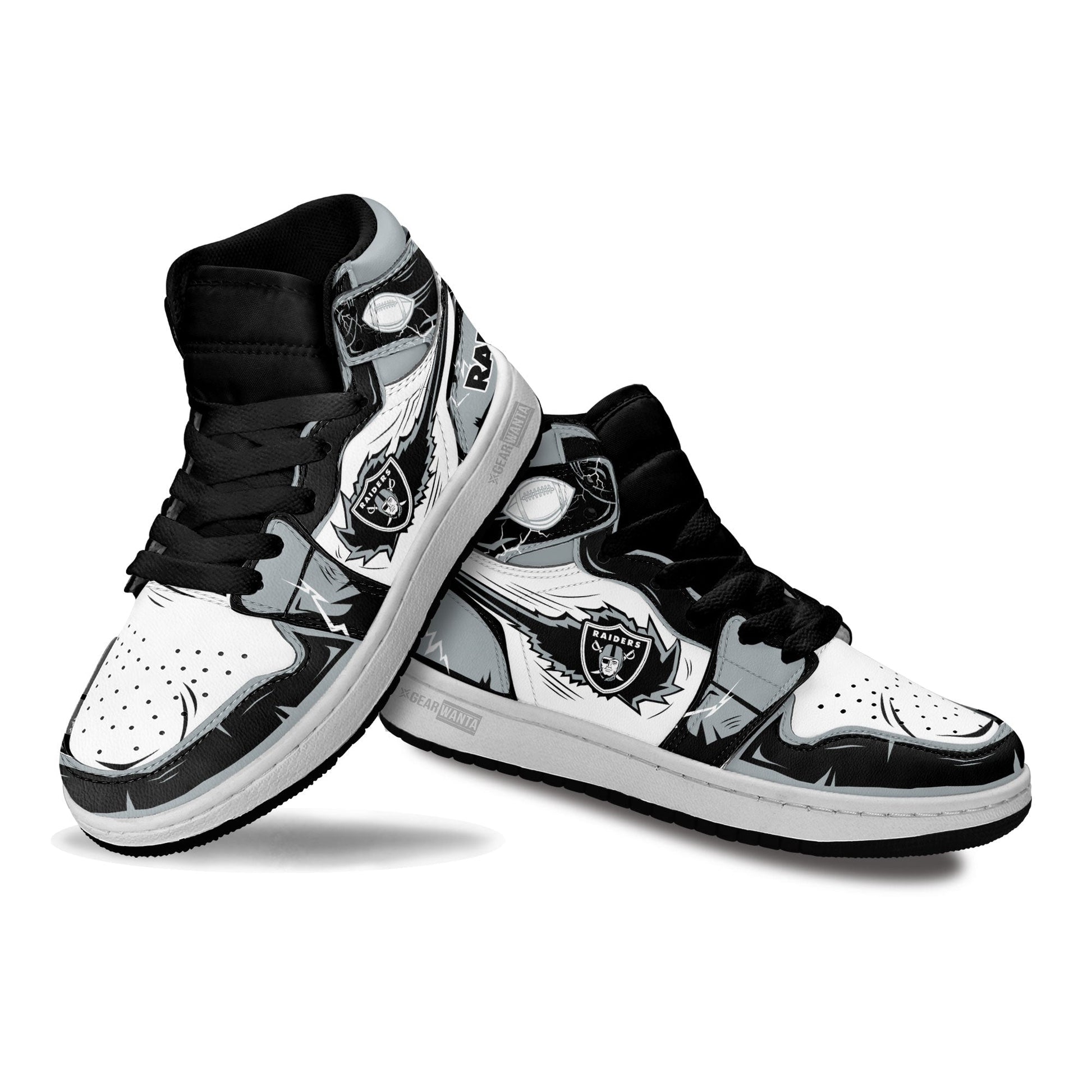 Raiders Kid Sneakers Custom-Gear Wanta