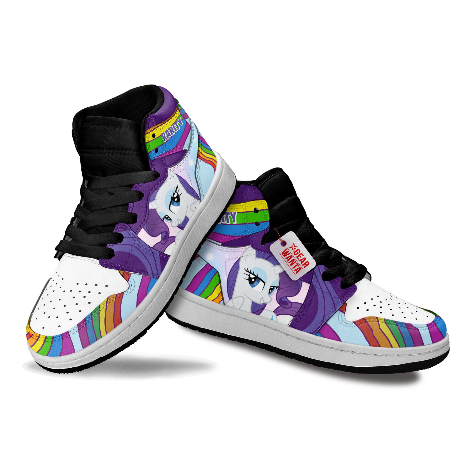 Rarity Kid J1s Sneakers Personalized Cartoon Collection - Gearwanta.com