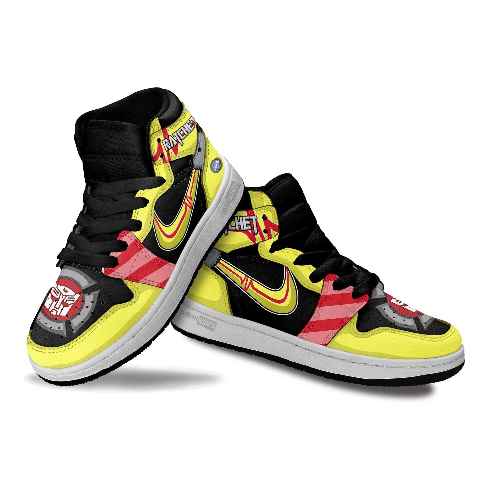 Ratchet Transformer Kid Sneakers Custom-Gear Wanta