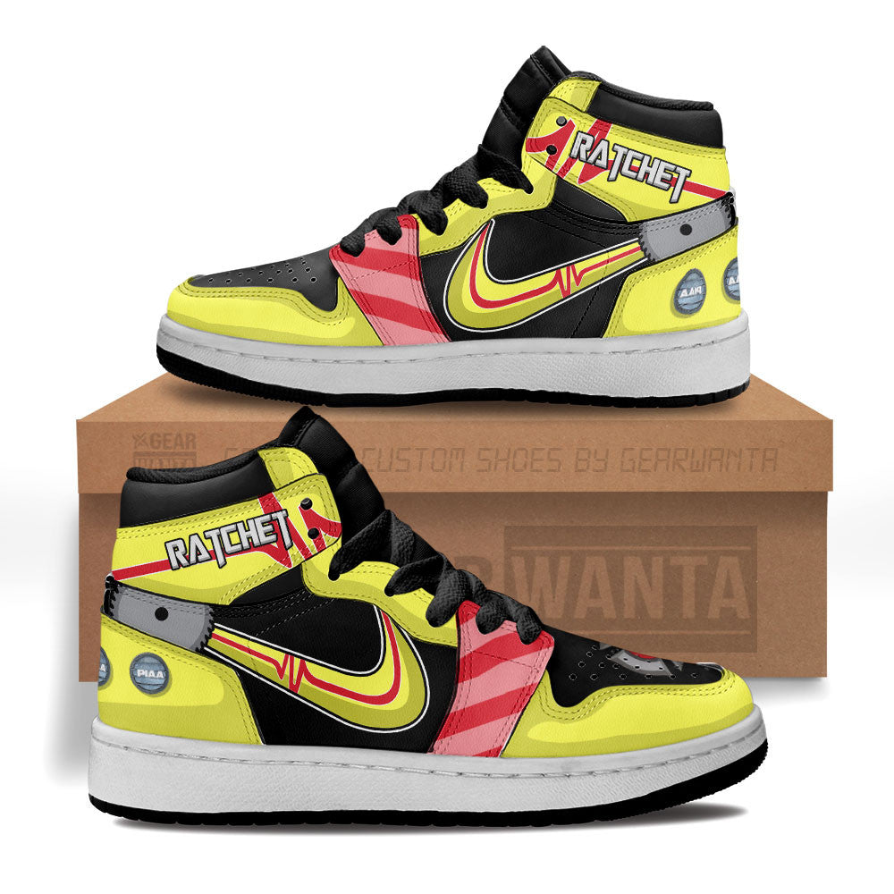 Ratchet Transformer Kid Sneakers Custom-Gear Wanta