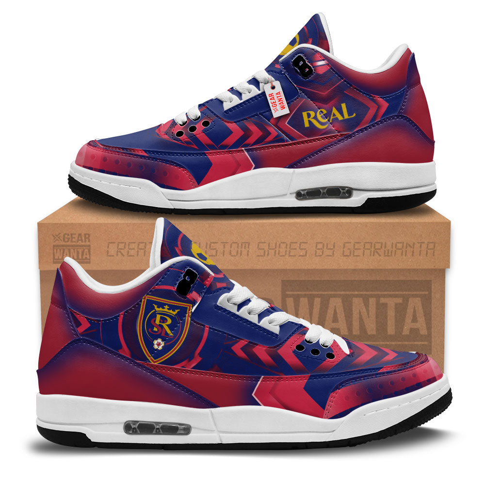 Real Salt Lake J3 Sneakers Custom Shoes-Gear Wanta