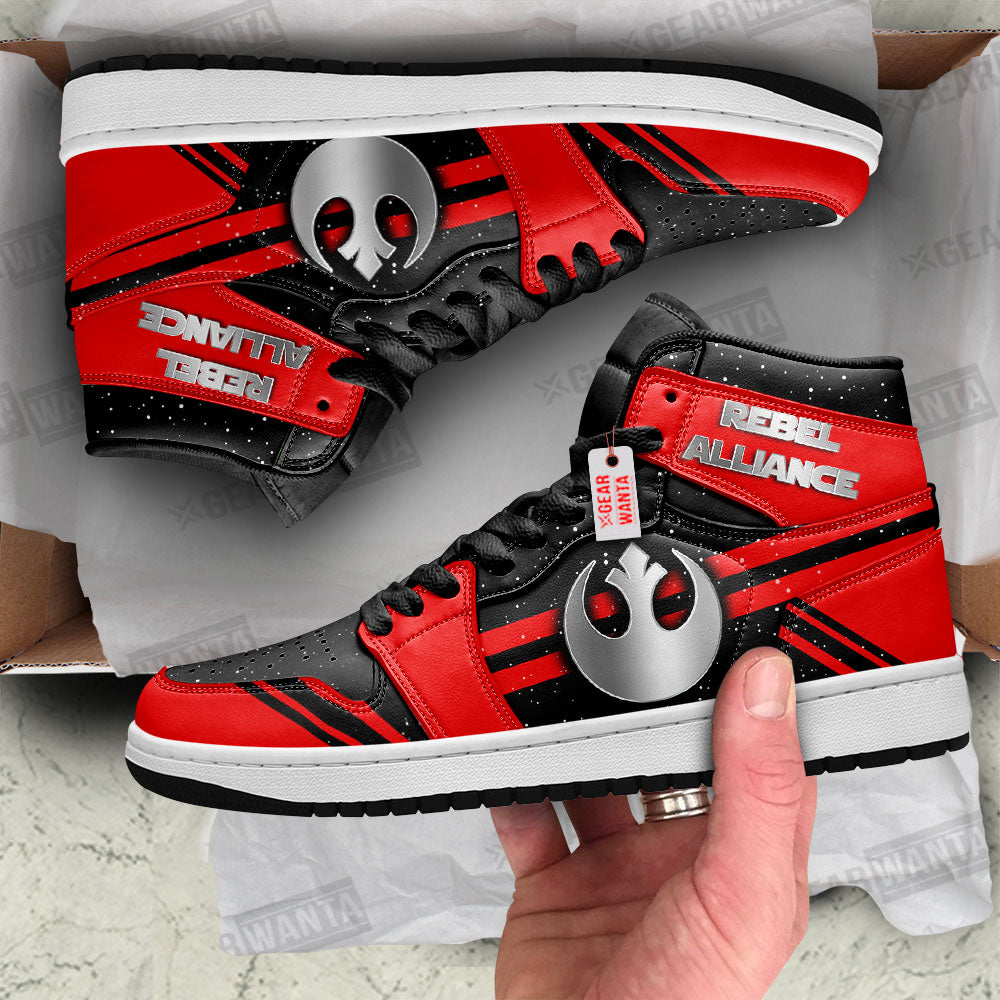 Rebel Alliance Star Wars Symbols J1 Shoes Custom For Fans TT20-Gear Wanta