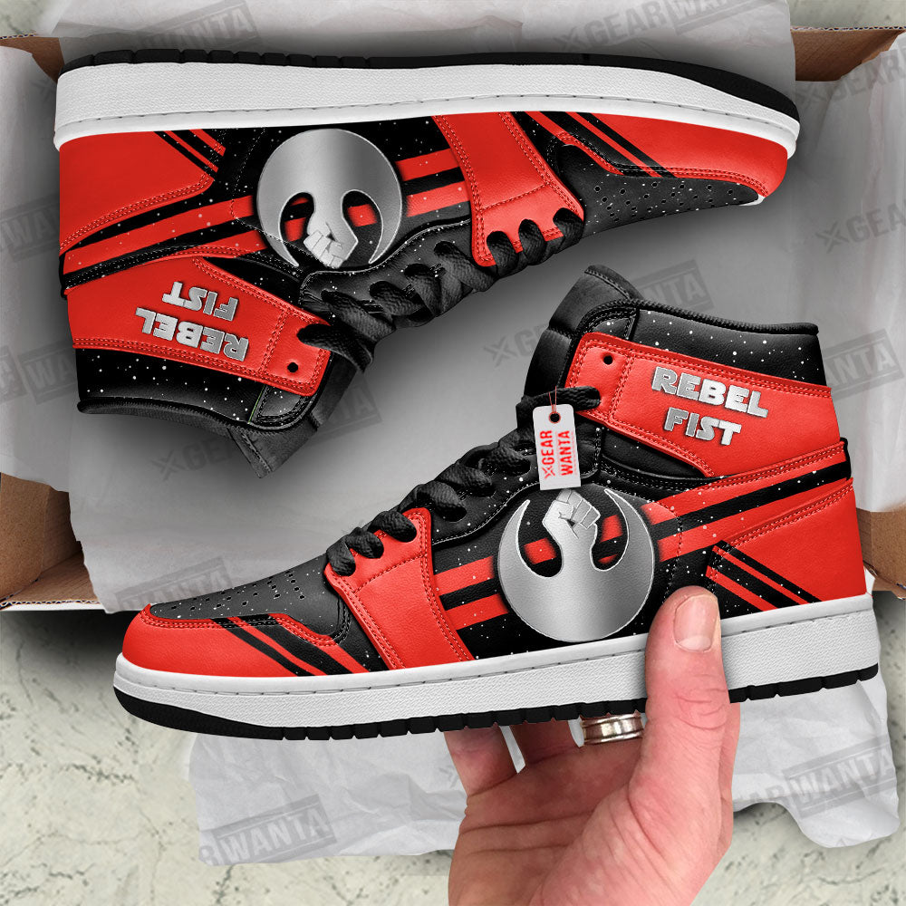 Rebel Fist Star Wars Symbol J1 Shoes Custom TT20-Gear Wanta