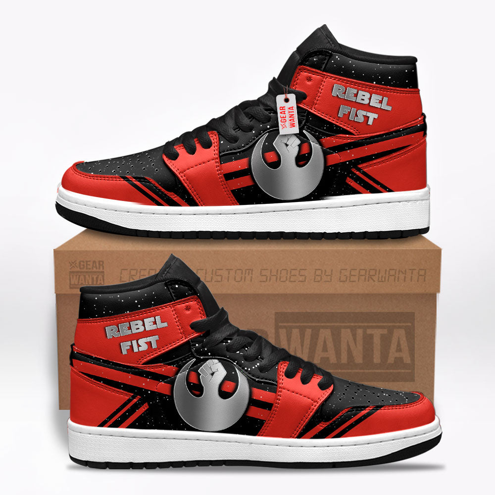 Rebel Fist Star Wars Symbol J1 Shoes Custom TT20-Gear Wanta