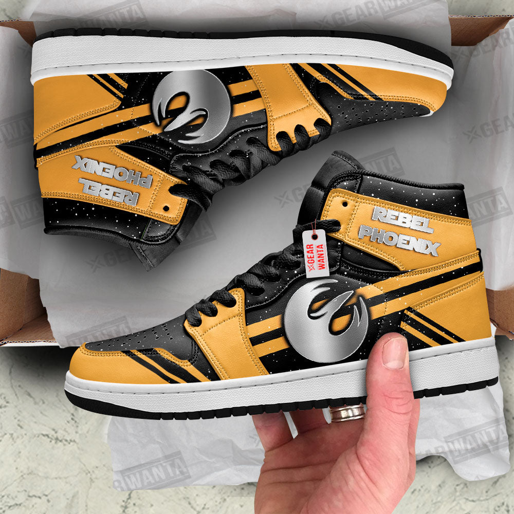 Rebel Phoenix Star Wars Symbols J1 Shoes Custom For Fans TT20-Gear Wanta
