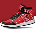 Red Bandana JD1 High Top Shoes 