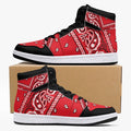 Red Bandana JD1 High Top Shoes 