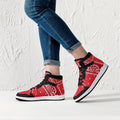 Red Bandana JD1 High Top Shoes 