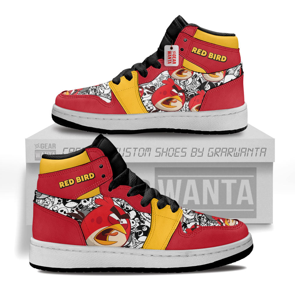 Red Bird Kid J1s Sneakers Cartoon Collection - Gearwanta.com
