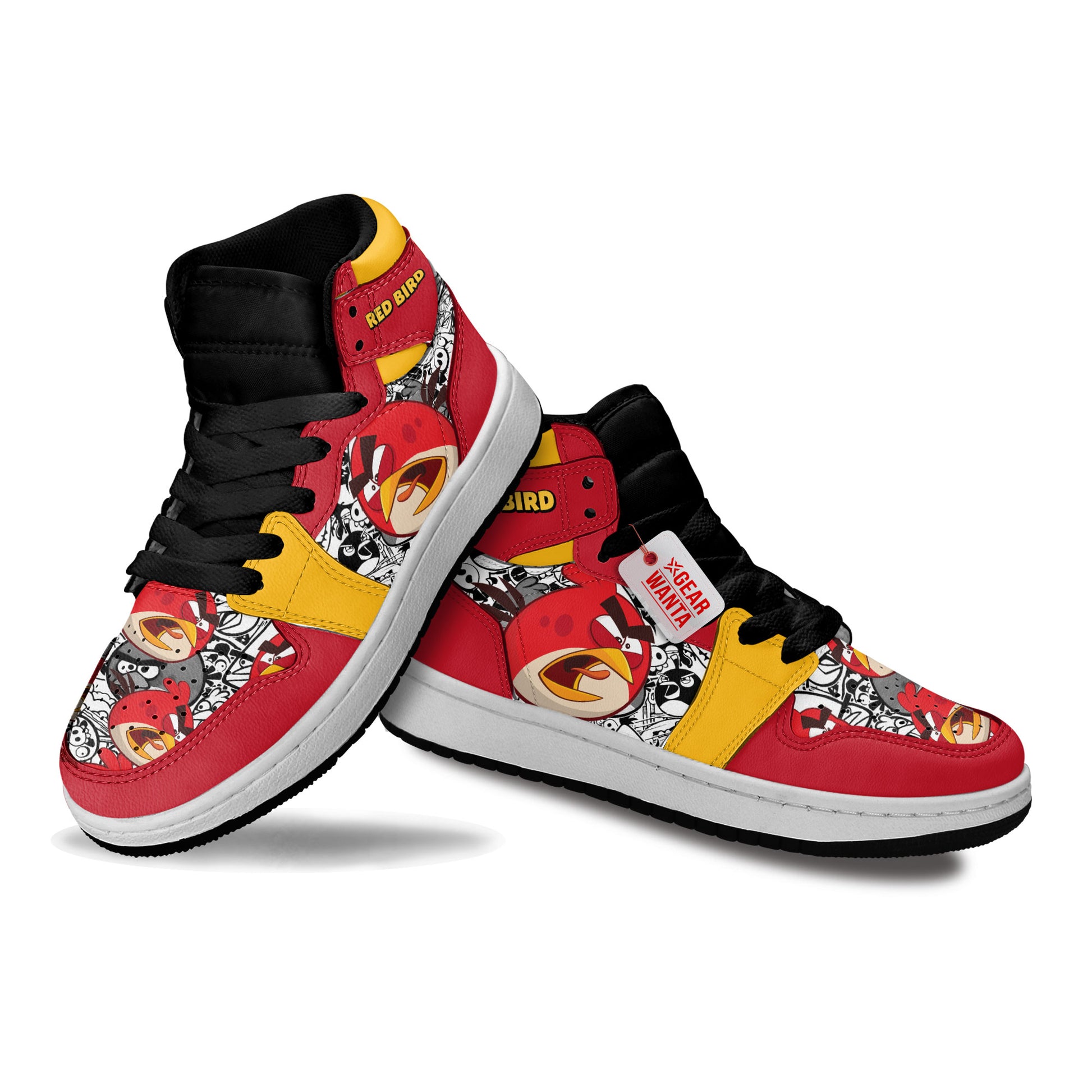 Red Bird Kid J1s Sneakers Cartoon Collection - Gearwanta.com