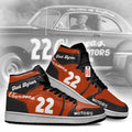 Red Byron #22 Car Race J1 Shoes Custom Sneakers For Fans TT07-Gear Wanta