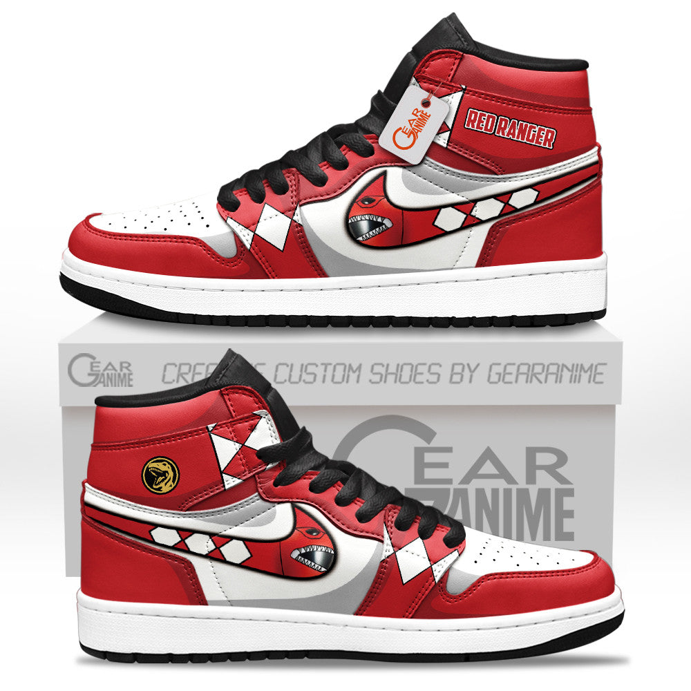 Red Ranger J1-Sneakers Movies Custom Shoes Gearwanta.com