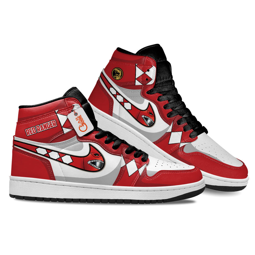 Red Ranger J1-Sneakers Movies Custom Shoes Gearwanta.com