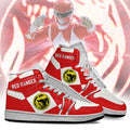 Red Ranger Mighty Morphin Power Rangers J1 Shoes Custom Sneakers TT12-Gear Wanta