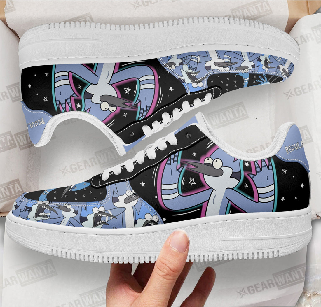 Regular Show Mordecai Air Sneakers Custom Shoes-Gear Wanta