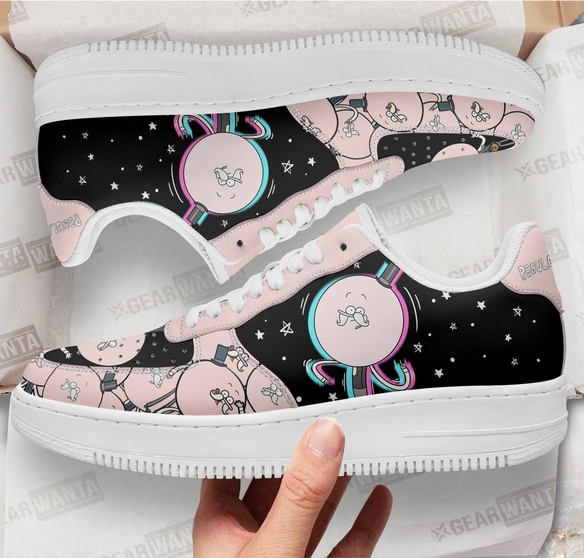 Regular Show Pops Maellard Air Sneakers Custom Shoes-Gear Wanta