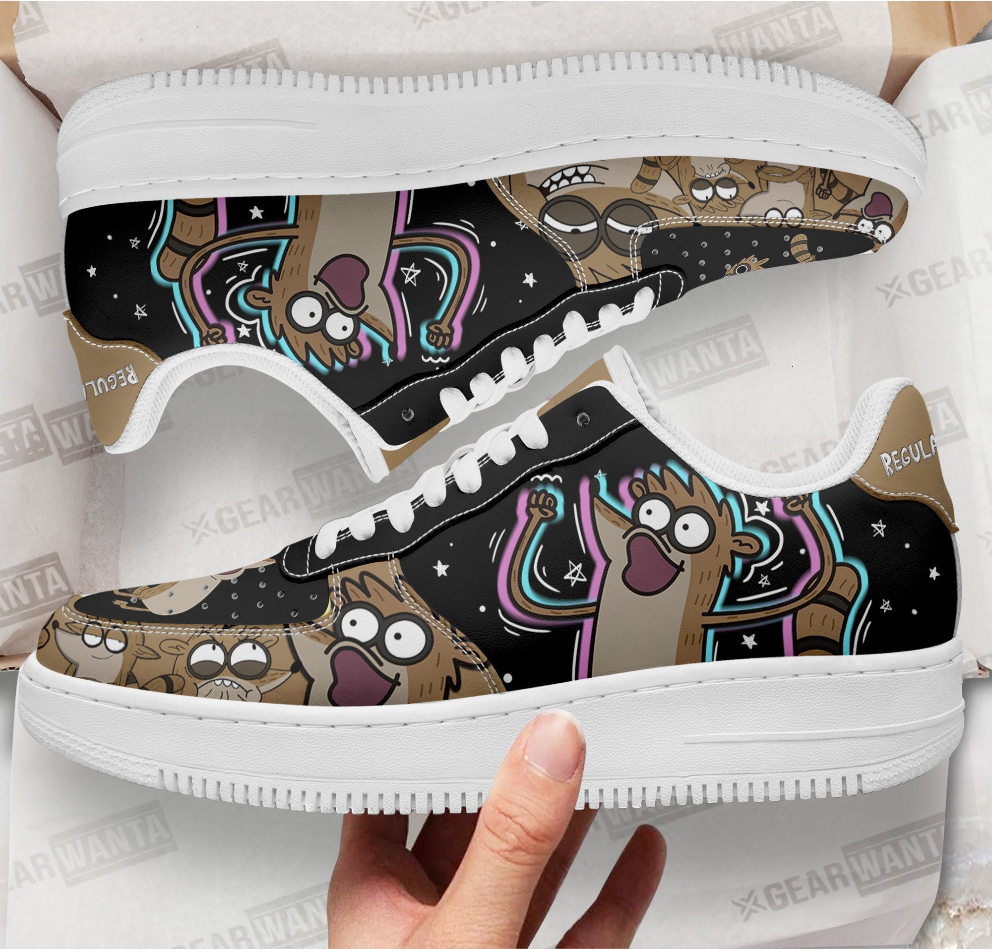 Regular Show Rigby Air Sneakers Custom Shoes-Gear Wanta