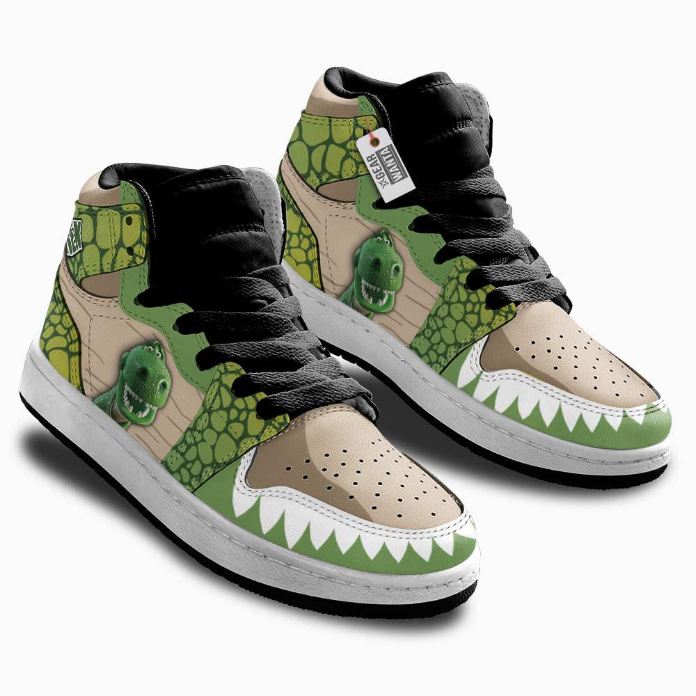 Rex Dinosaur Toy Kids Sneakers Custom Shoes For Kid Gearwanta.com