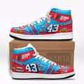 Richard Petty J1 Shoes Custom #43 Cars Race Sneakers-Gear Wanta