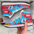 Richard Petty J1 Shoes Custom #43 Cars Race Sneakers-Gear Wanta