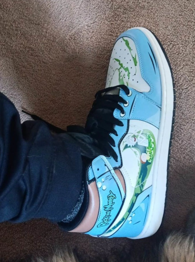 Rick And Morty AJ1s Sneakers Just Rick It Custom BRB02-Gear Wanta