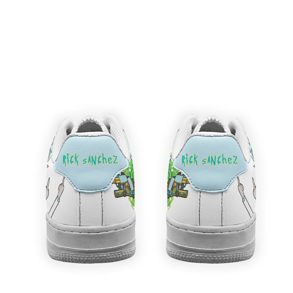 Rick Sanchez Rick and Morty Custom Air Sneakers QD13-Gear Wanta