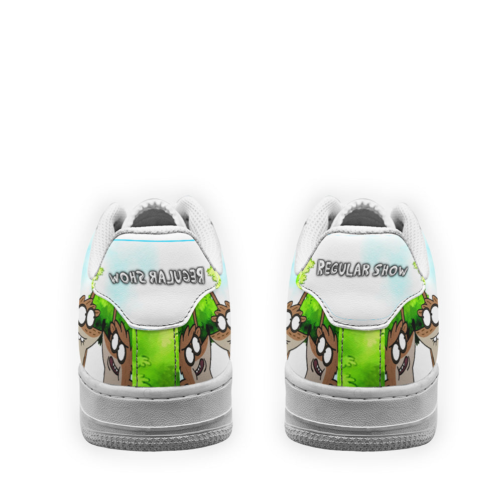 Rigby Air Sneakers Custom Regular Show Shoes-Gear Wanta