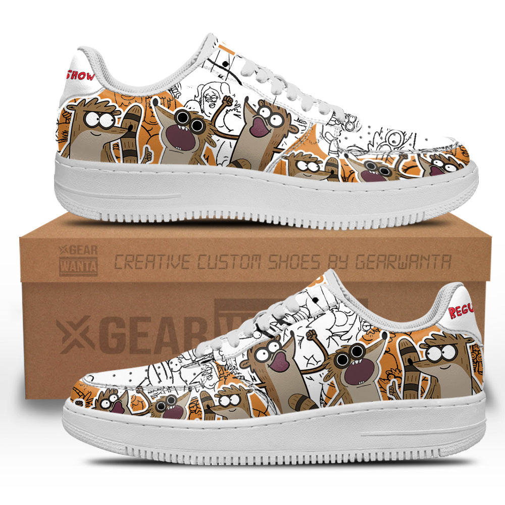 Rigby Regular Show Air Sneakers Custom Cartoon Shoes-Gear Wanta