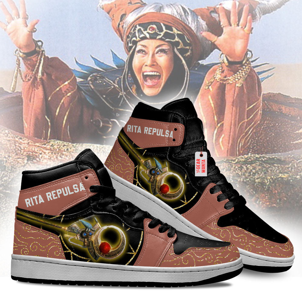 Rita Repulsa Mighty Morphin J1 Shoes Custom Sneakers TT12-Gear Wanta