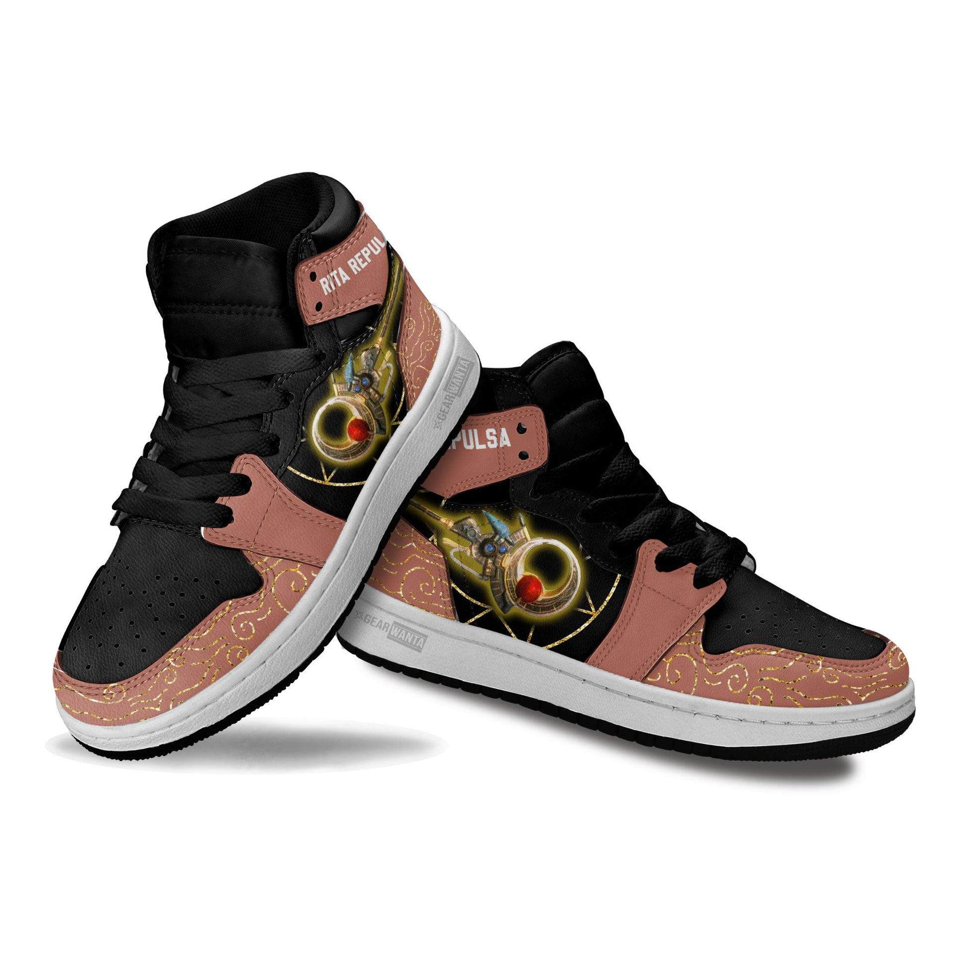 Rita Repulsa Mighty Morphin Kid Sneakers Custom For Kids-Gear Wanta