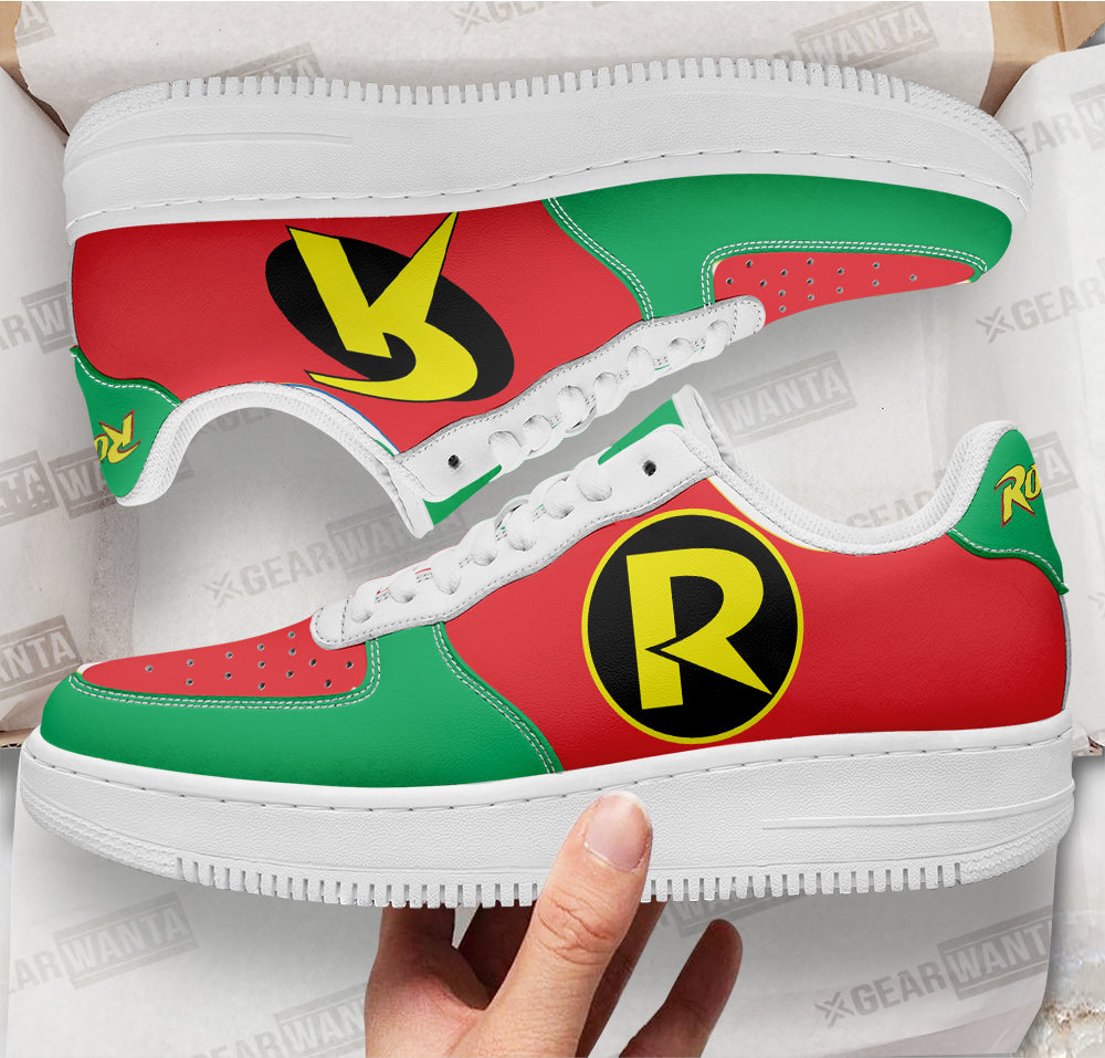 Robin Super Hero Custom Air Sneakers QD22-Gear Wanta