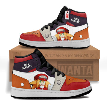Roll Caskett Mega Man Kid Sneakers Custom For Kids-Gear Wanta