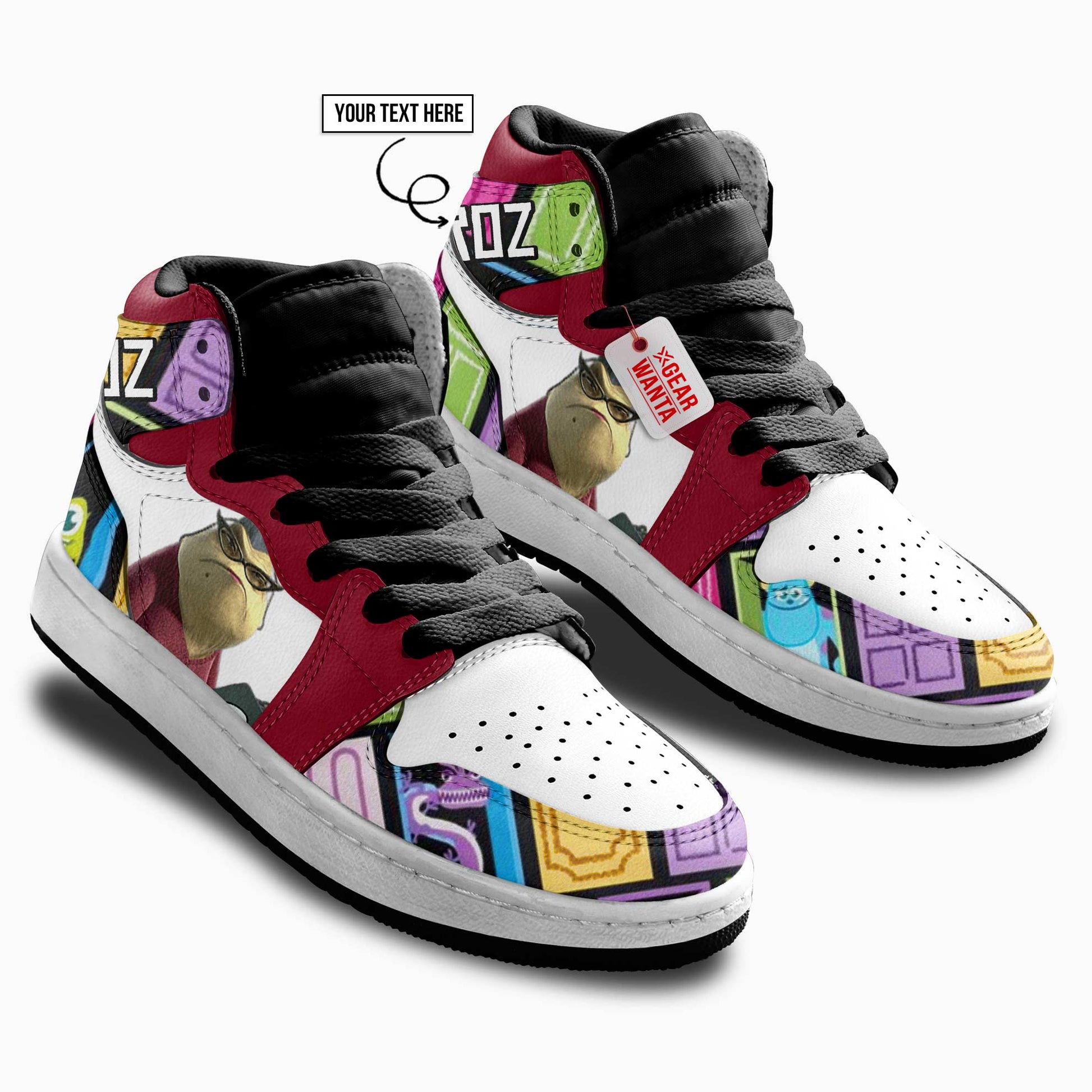 Roz Kid J1s Sneakers Cartoon Collection - Gearwanta.com
