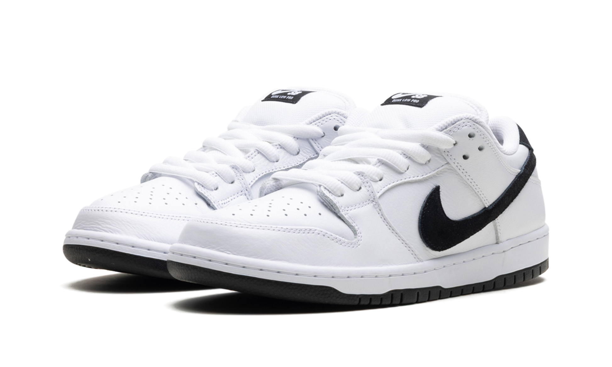 SB Dunk Low "White Black"