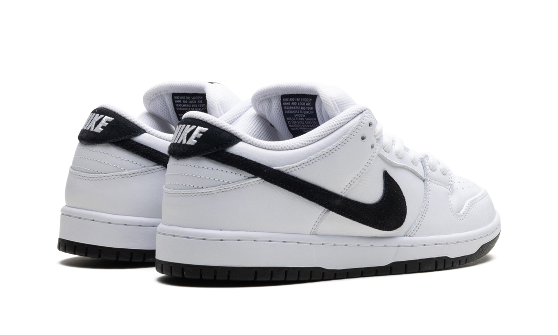 SB Dunk Low "White Black"
