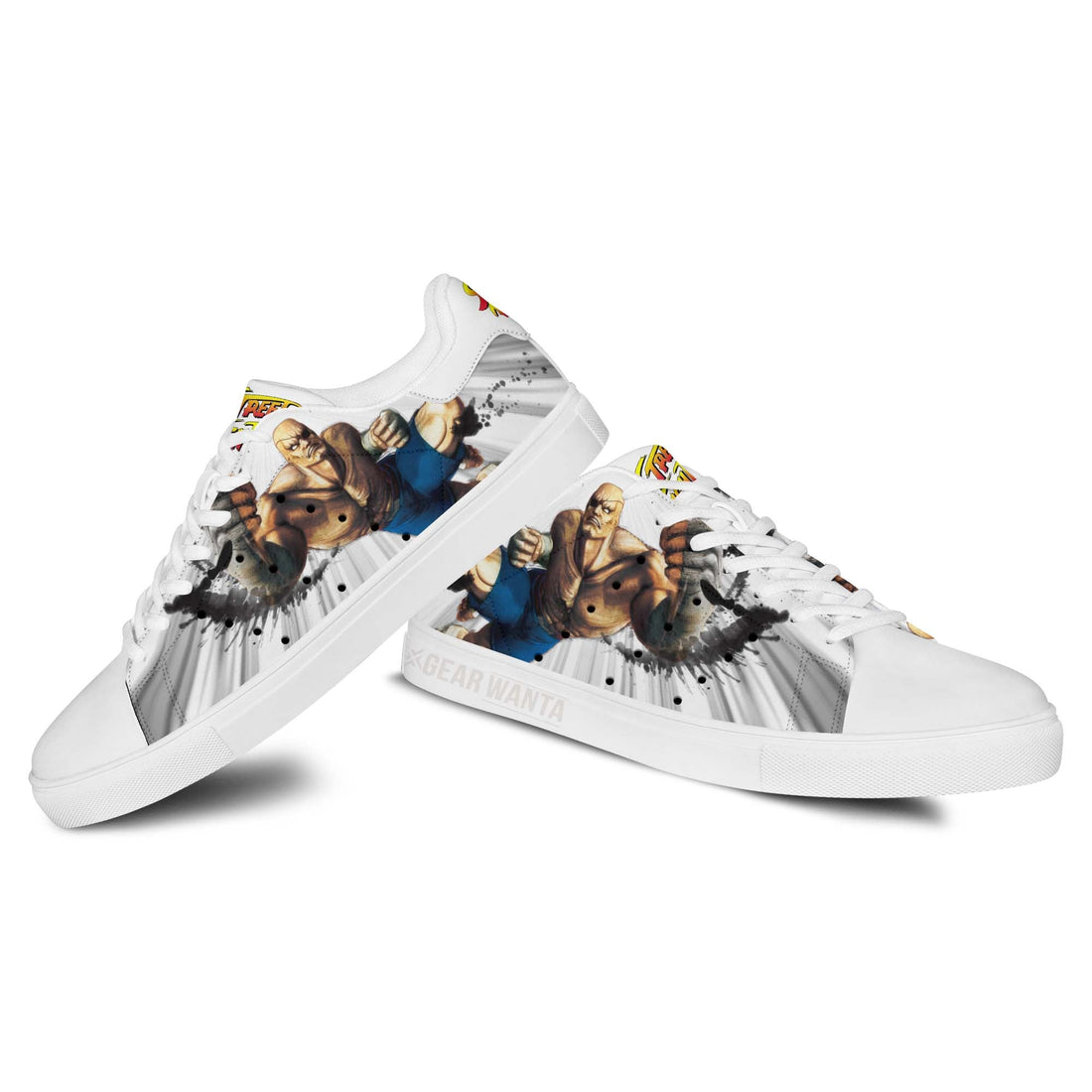 Sagat Stan Shoes Custom Street Fighter Game Shoes-Gear Wanta