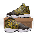 San Diego Padres J13 Sneakers Custom Shoes-Gear Wanta