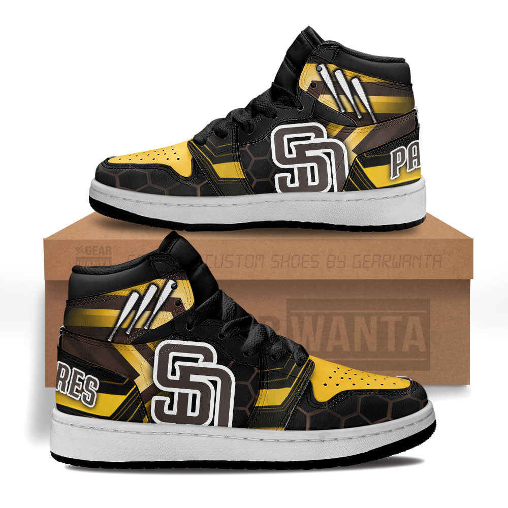 San Diego Padres Kid Sneakers Custom-Gear Wanta