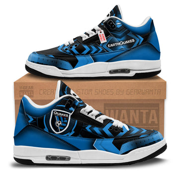 San Jose Earthquakes J3 Sneakers Custom Shoes-Gear Wanta