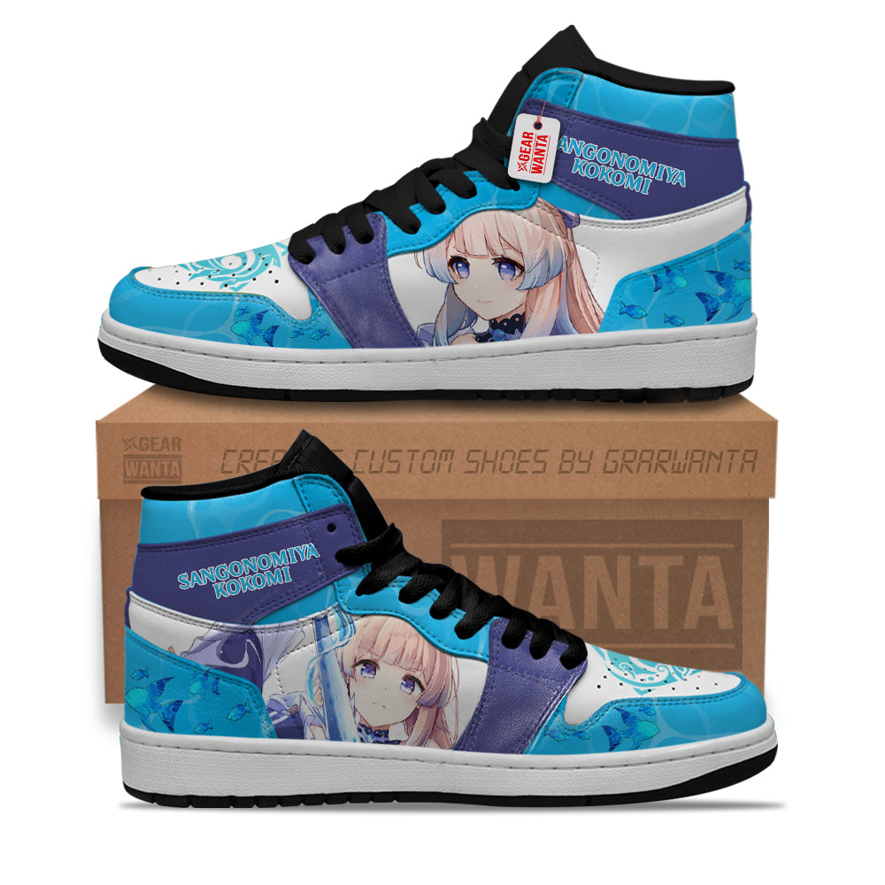 Sangonomiya Kokomi J1 Shoes Personalized Game Collection- gearwanta.com