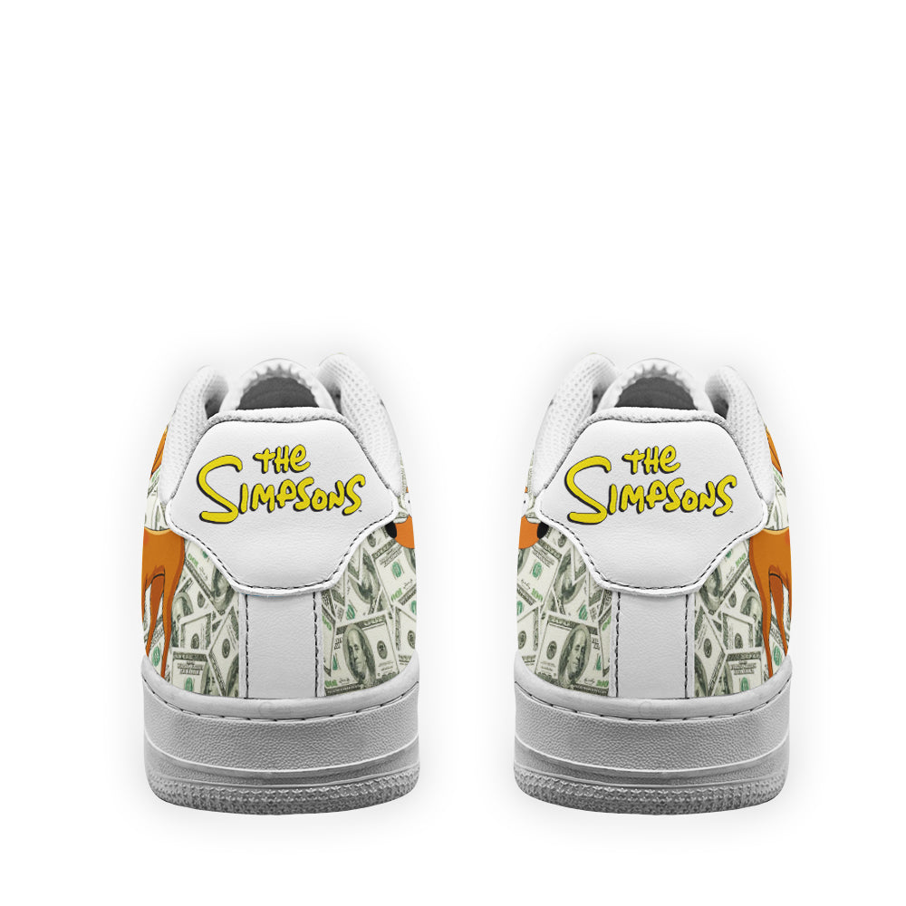 Santa's Little Helper Air Sneakers Custom Simpson Cartoon Shoes-Gear Wanta