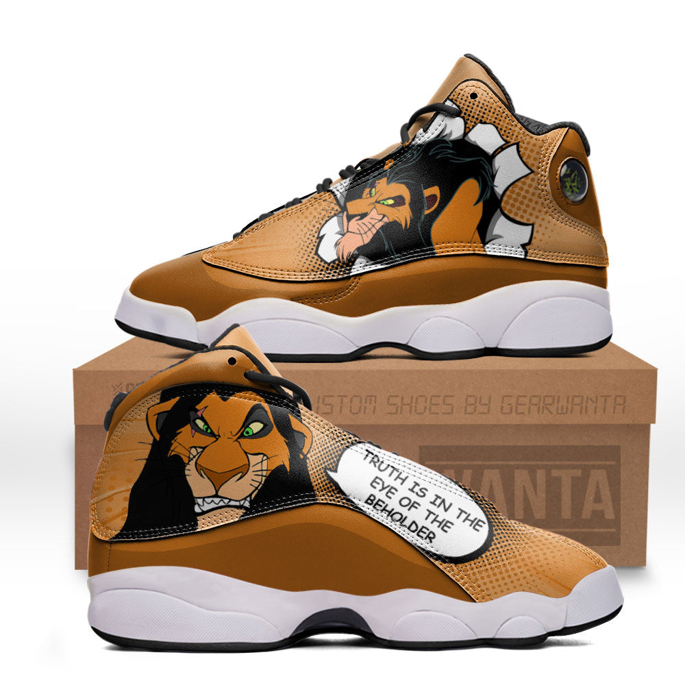 Scar J13 Sneakers Custom Comic Style Shoes-Gear Wanta