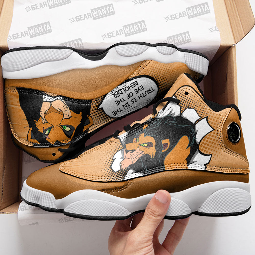 Scar J13 Sneakers Custom Comic Style Shoes-Gear Wanta