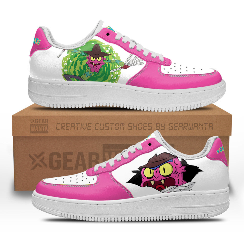 Scary Terry Rick and Morty Custom Air Sneakers QD13-Gear Wanta