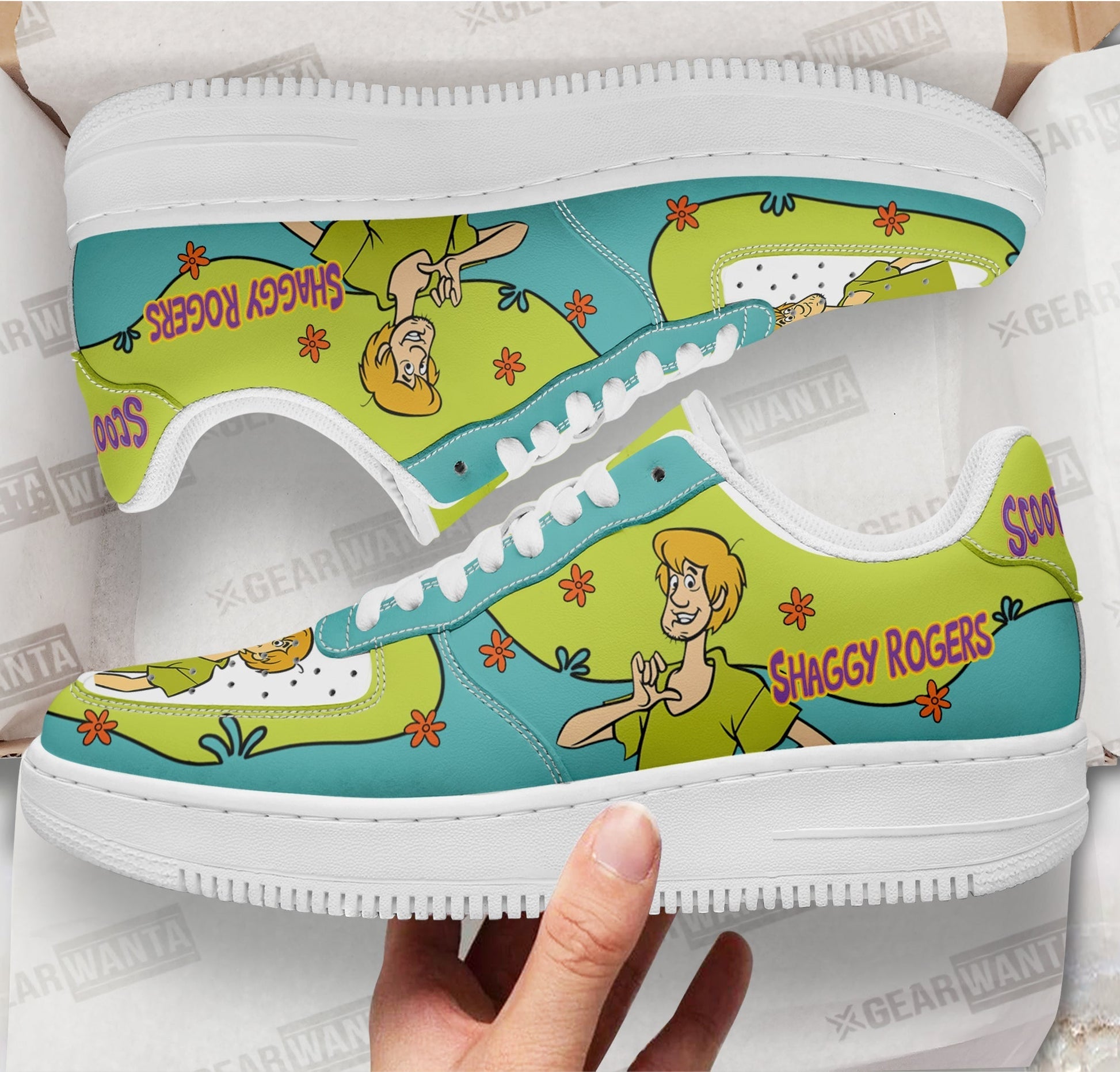 Scooby-Doo and Shaggy Rogers Shaggy Rogers Air Sneakers-Gear Wanta