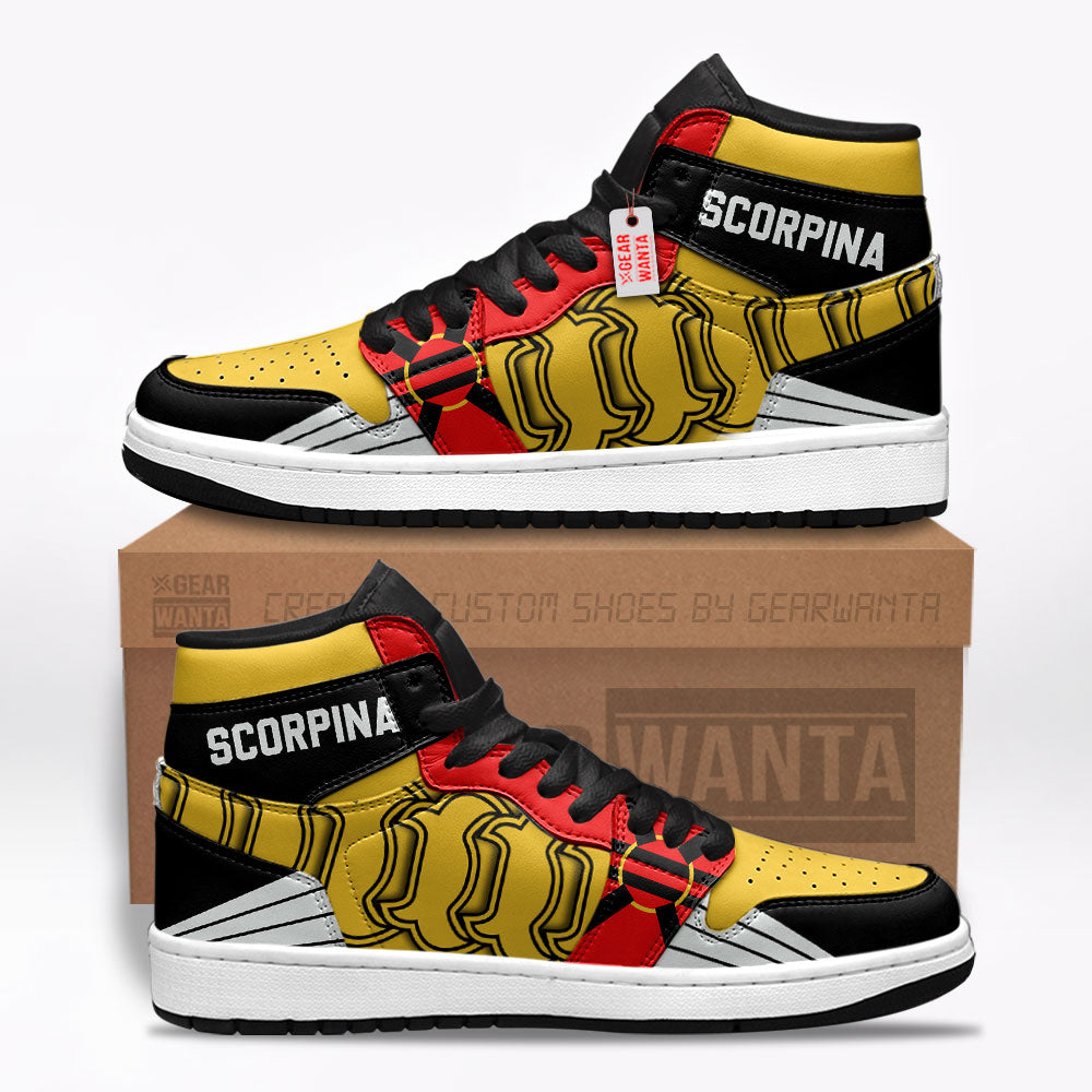 Scorpina Mighty Morphin J1 Shoes Custom Sneakers TT12-Gear Wanta