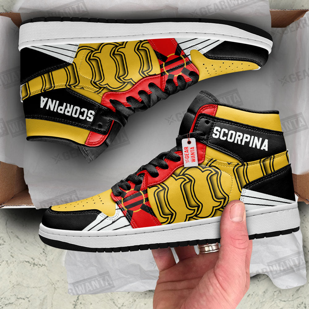 Scorpina Mighty Morphin J1 Shoes Custom Sneakers TT12-Gear Wanta