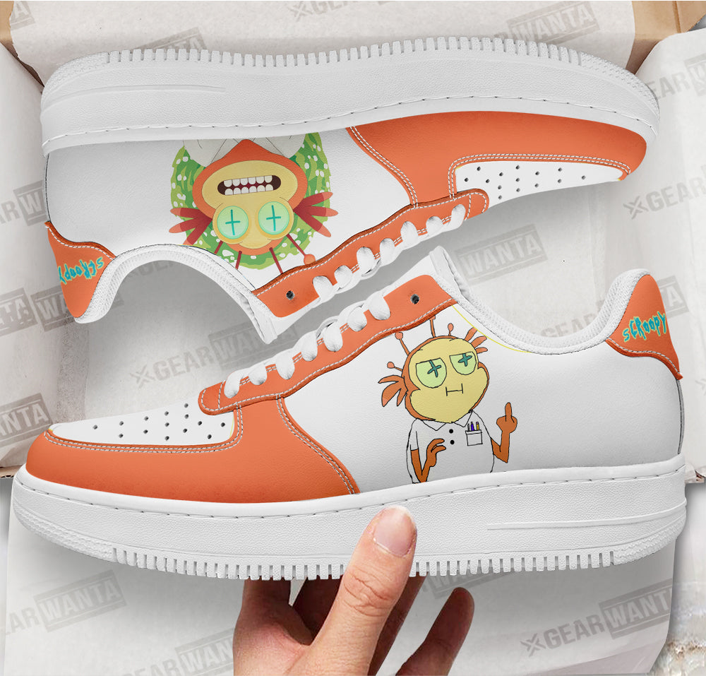 Scroopy Noopers Rick and Morty Custom Air Sneakers QD13-Gear Wanta