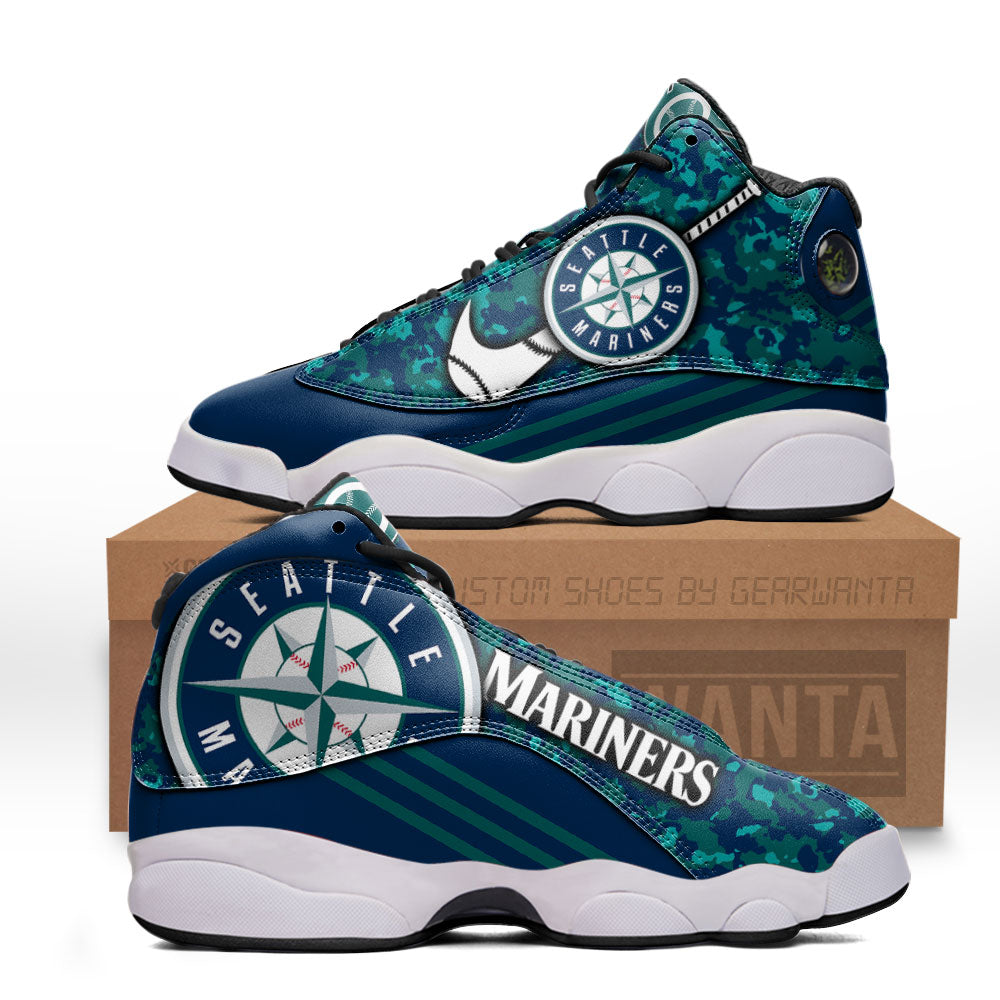 Seattle Mariners J13 Sneakers Custom Shoes-Gear Wanta