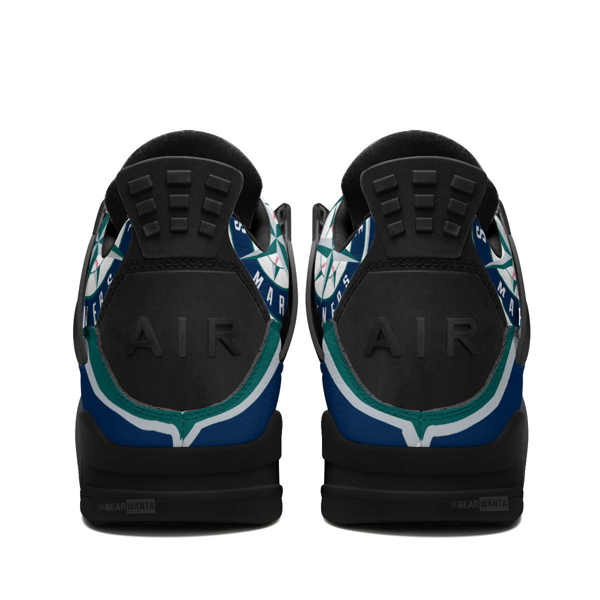 Seattle Mariners Aj4 Sneakers Custom Shoes-Gear Wanta